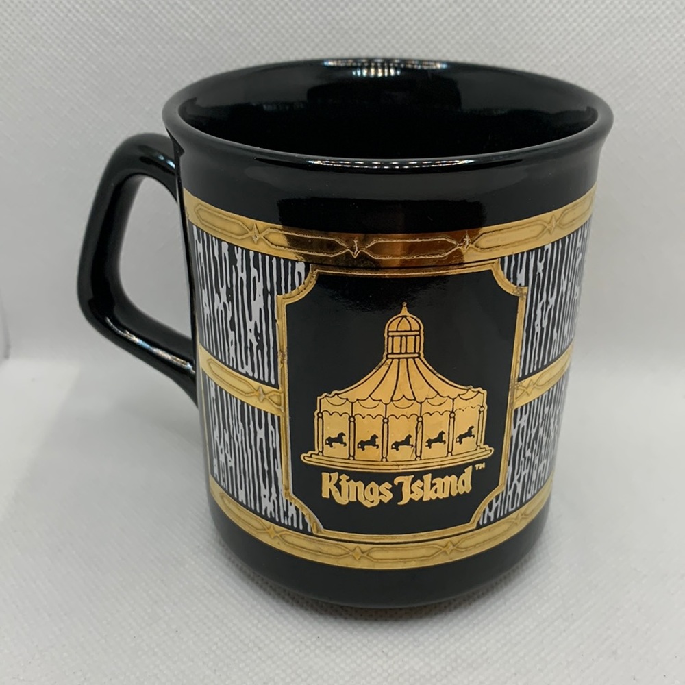 Vintage CULVER "Kings Island" 22k mug